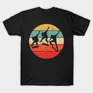 Skateboarding - Vintage Retro Skateboarder T-Shirt